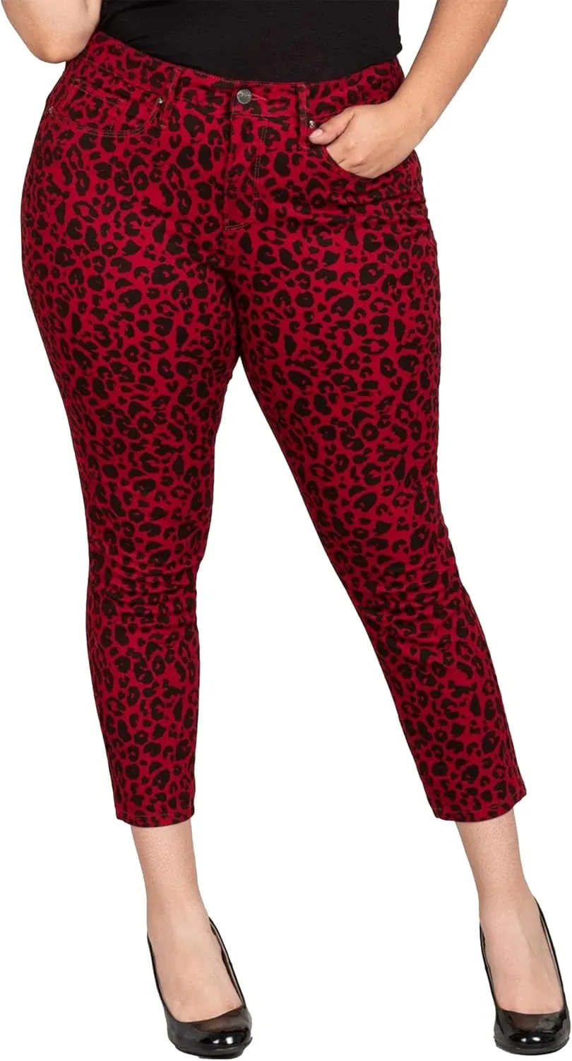 Royalty For Me Womens Women's Plus Size Fashion First Ankle Jean