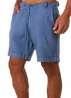 Ryan - Men's Linen Shorts - Summer Breathable Streetwear