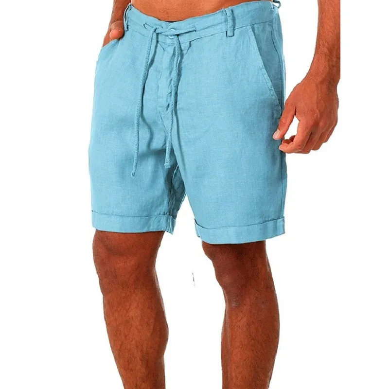 Ryan - Men's Linen Shorts - Summer Breathable Streetwear