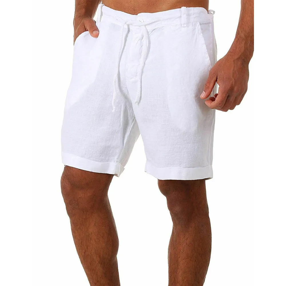 Ryan - Men's Linen Shorts - Summer Breathable Streetwear