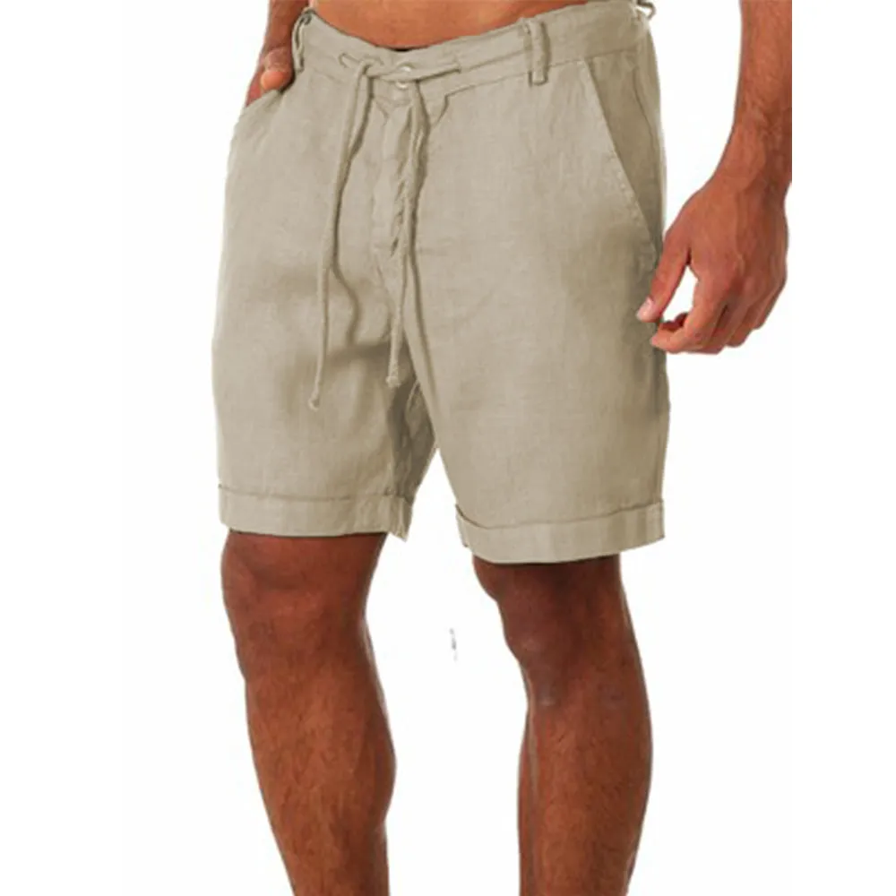 Ryan - Men's Linen Shorts - Summer Breathable Streetwear