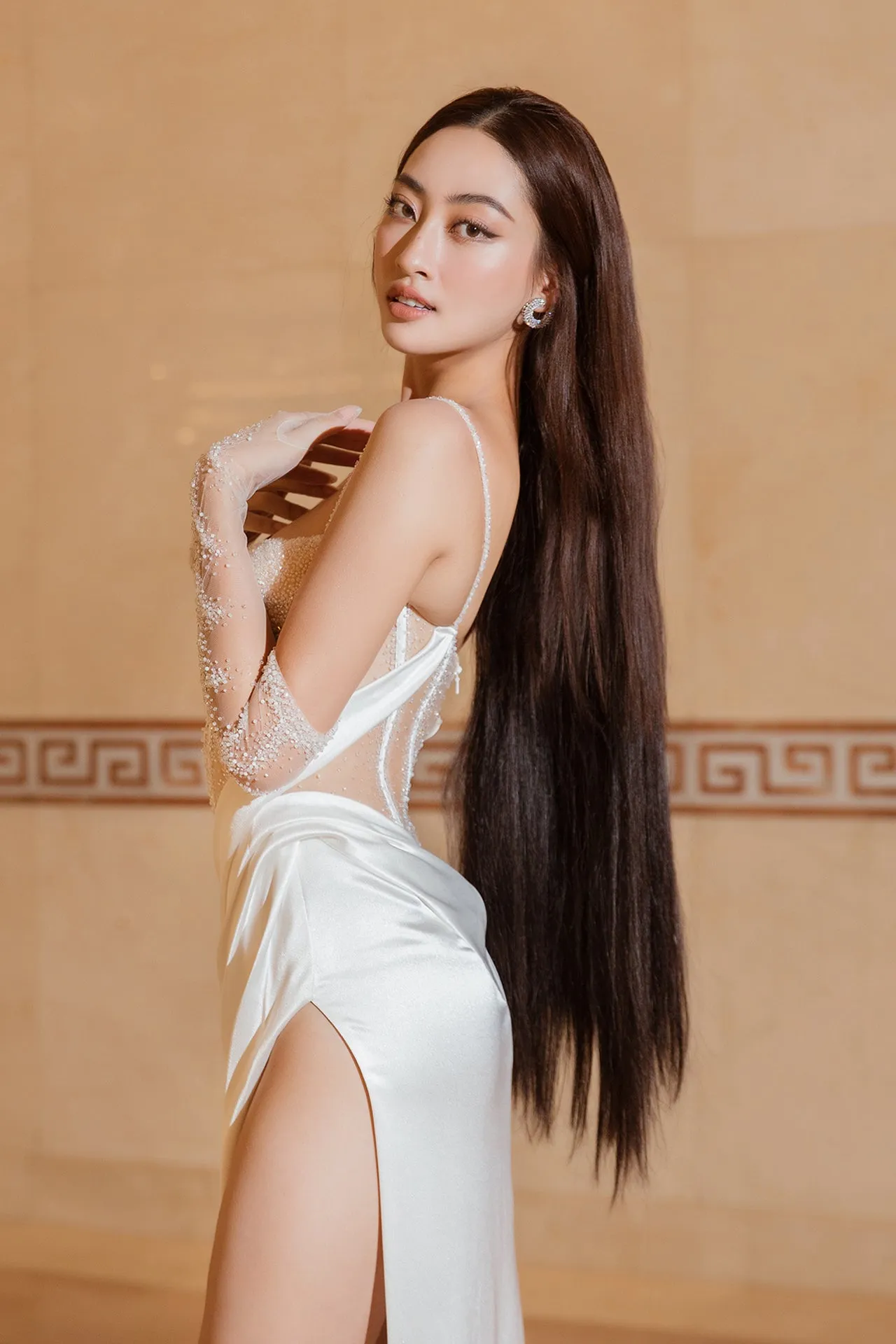 Sleeveless Draped Corset Dress