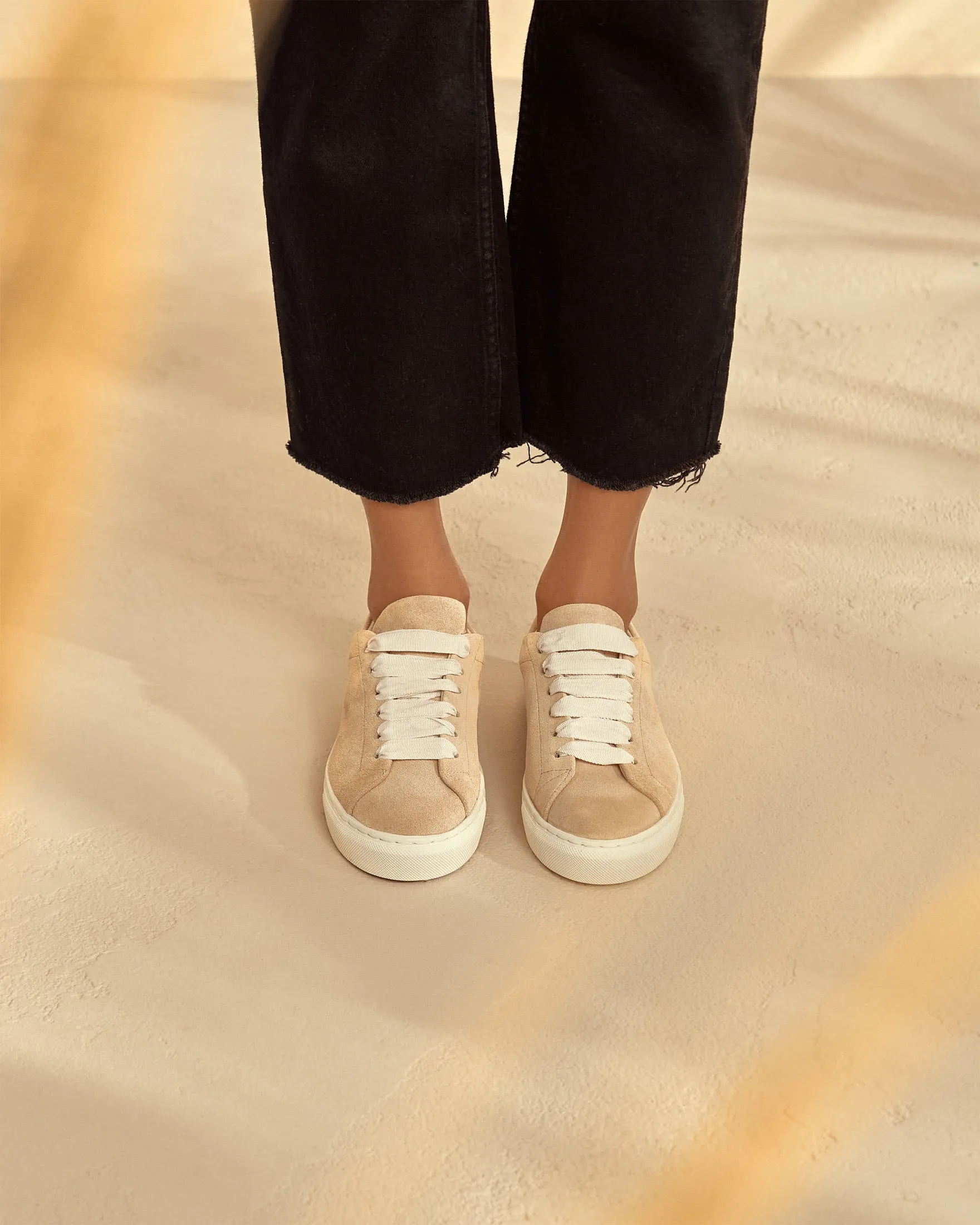 Suede Sneakers - K12SI - Hamptons Champagne Beige