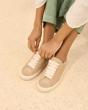 Suede Sneakers - K12SI - Hamptons Champagne Beige