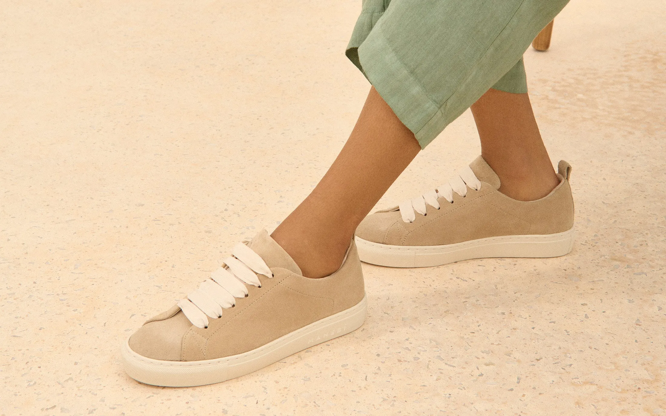 Suede Sneakers - K12SI - Hamptons Champagne Beige
