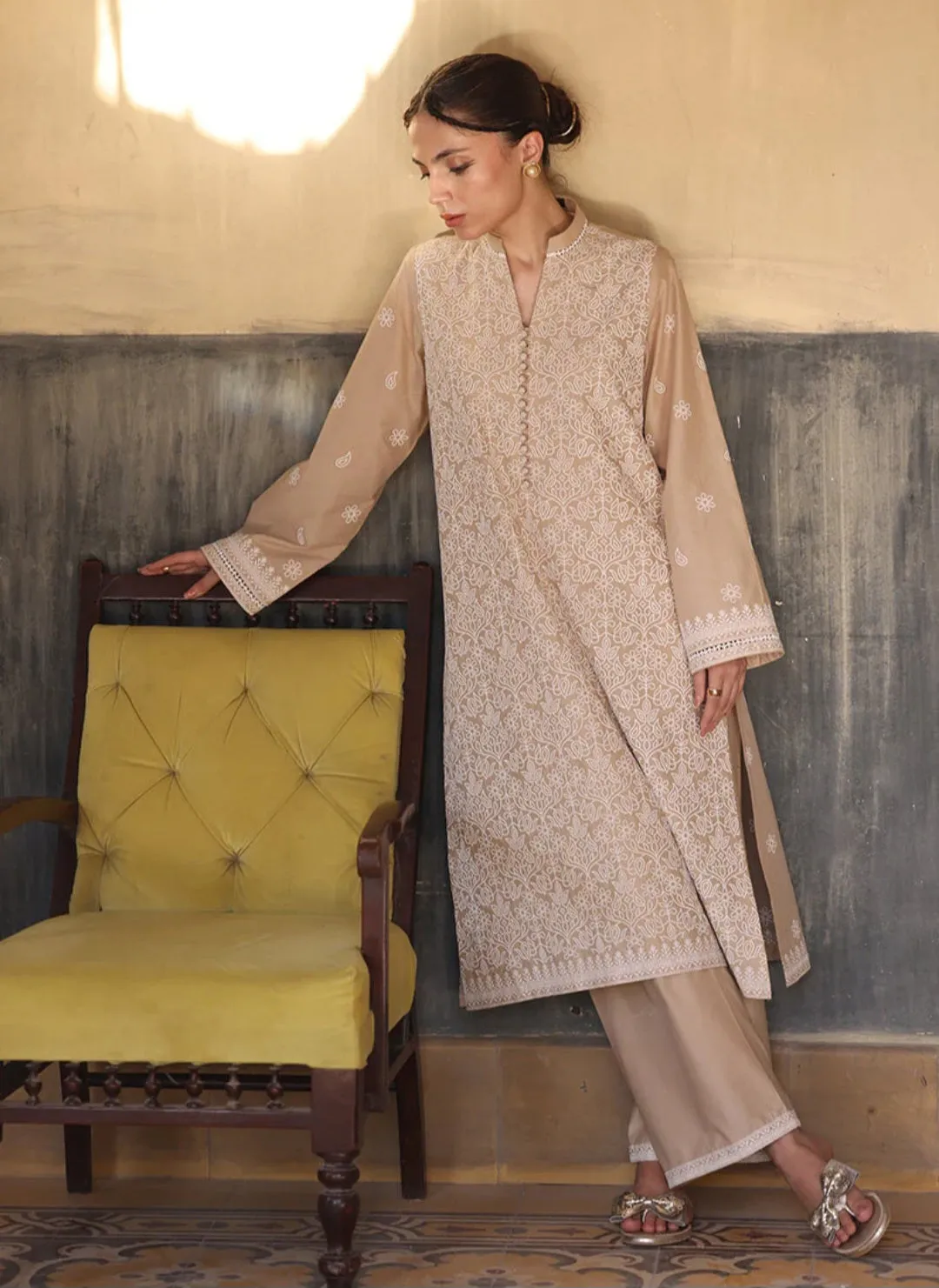 Summer Rtw '24 - Embroidered Co-Ord Set Icse-213446