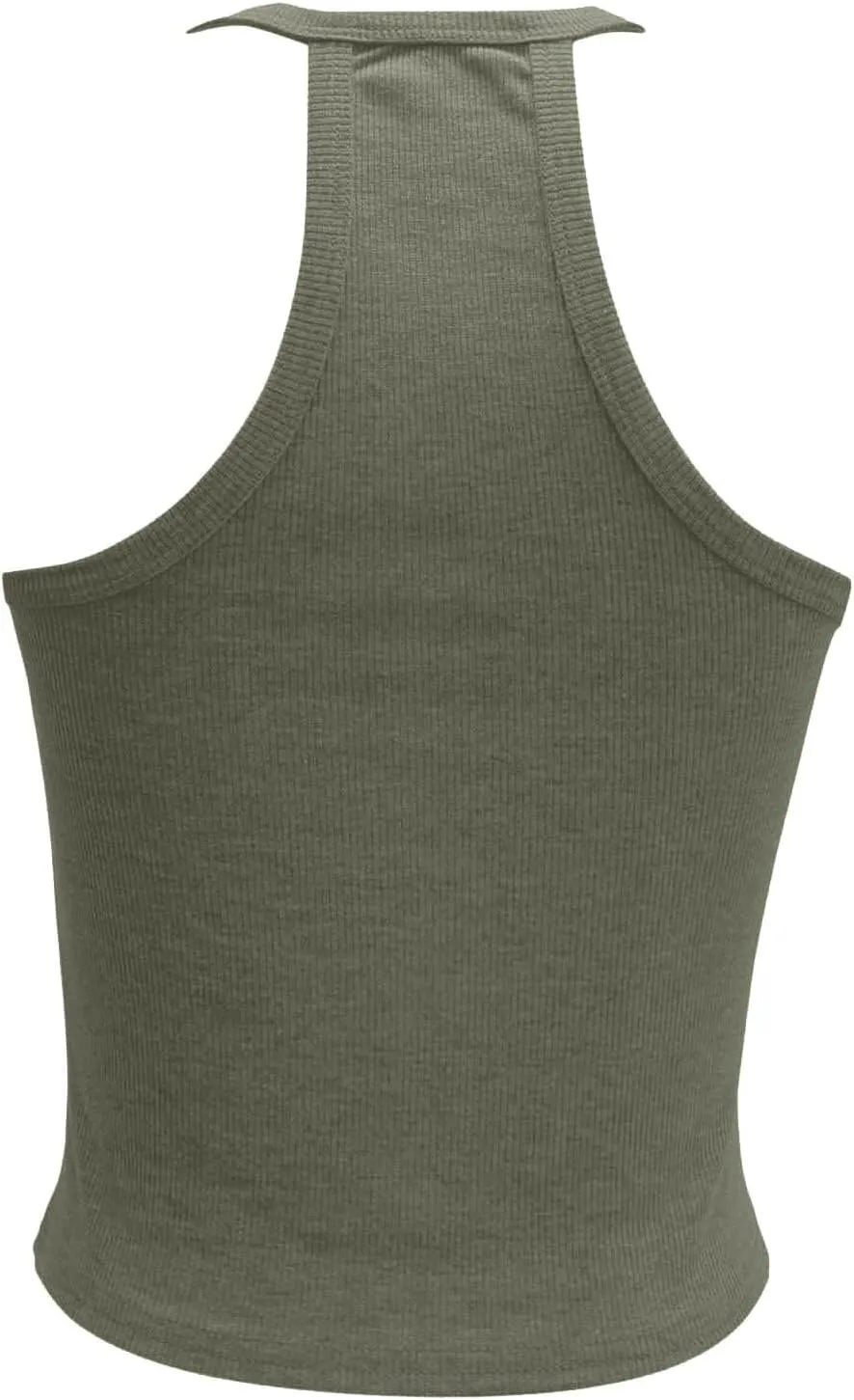 Tank Top for Women Summer Fashion Sleeveless Ribbed Workout Basic Soft Camisole Going Out Gym Spring Clothes 2025