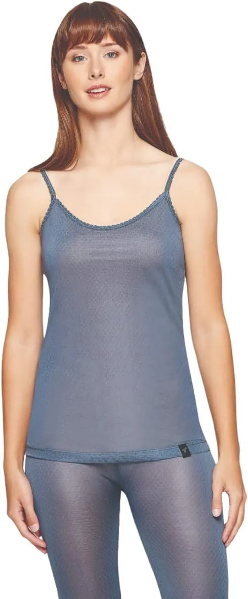Terramar Women's Thermasilk Pointelle Camisole