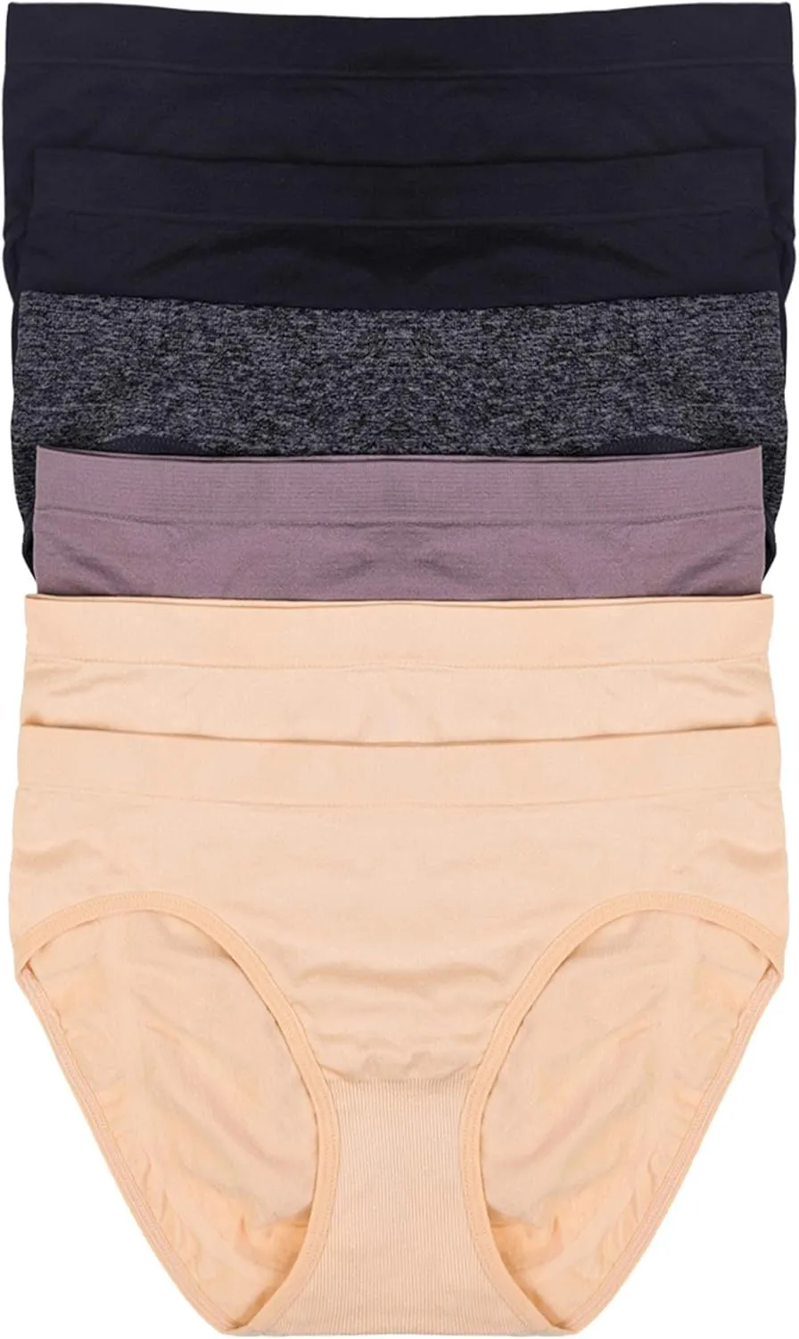 ToBeInStyle Womens Comfortable Pack of 6 Bikini Brief Panties