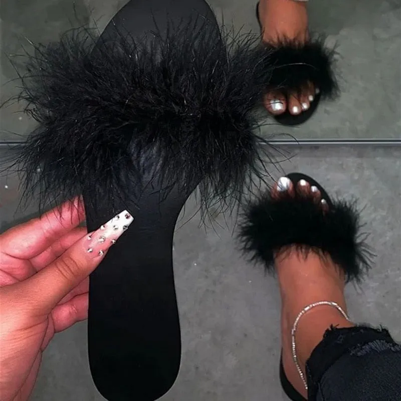Trendy Leather Flat Sandals