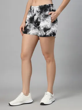 Uzarus Women's Relaxed Fit Printed Shorts with Side Pockets