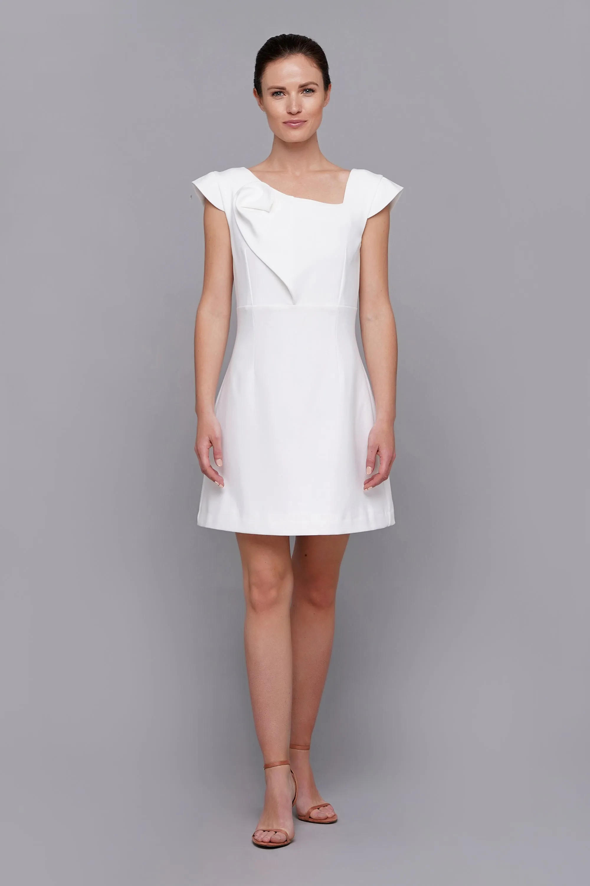 White cocktail dress