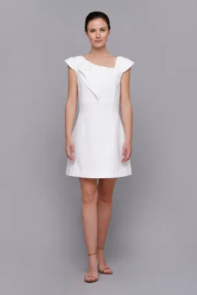 White cocktail dress