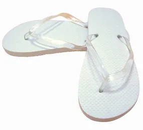 White Flip Flops - EVA £1.10 Sale