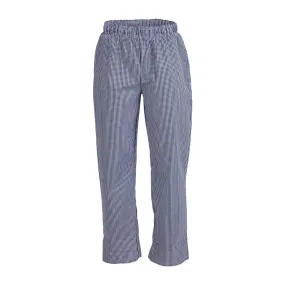 Whites Unisex Vegas Chefs Trousers Small Blue and White Check XS - B311-XS