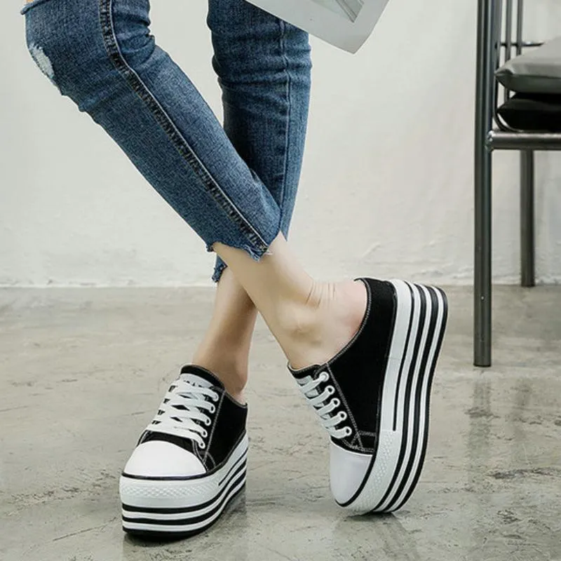 Women's Summer Casual Canvas Platform Shoes