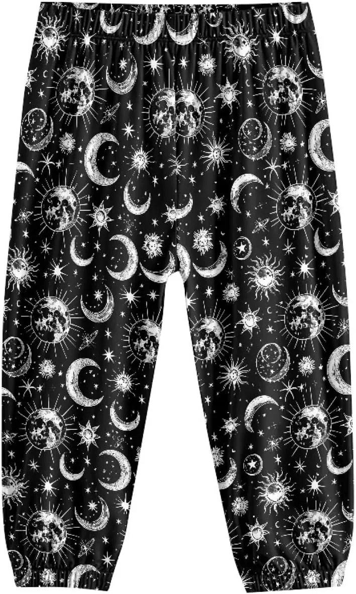 Xhuibop Harem Pants Baggy Comfortable Yoga Trousers Hip Hop Pants