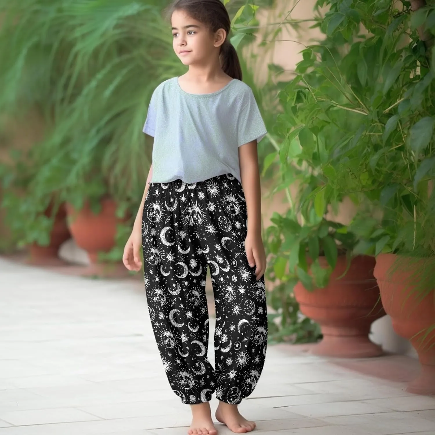 Xhuibop Harem Pants Baggy Comfortable Yoga Trousers Hip Hop Pants