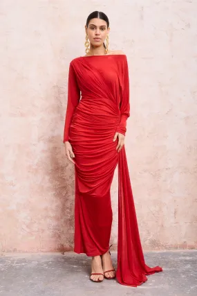 Zariah Dress Red