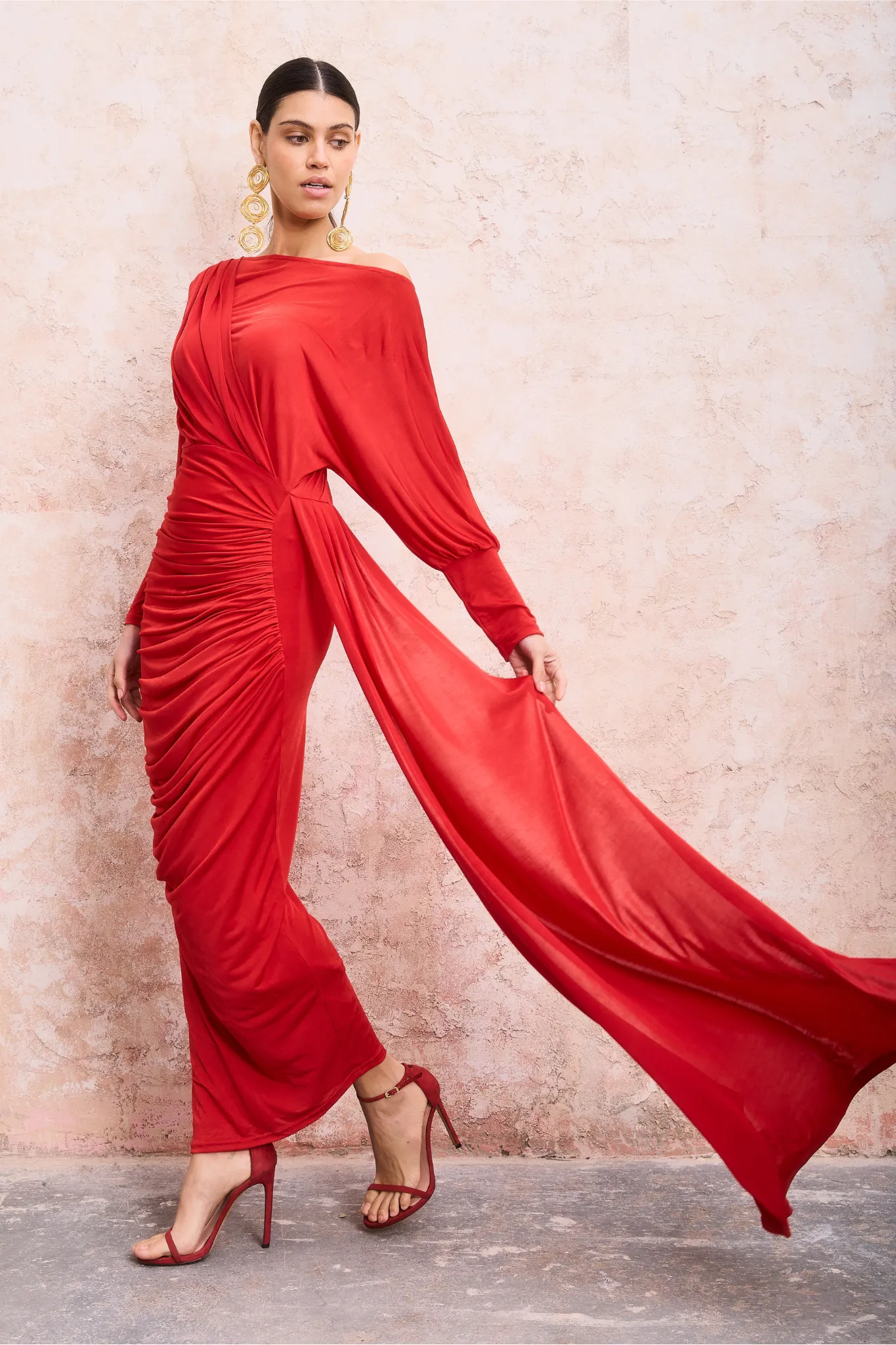 Zariah Dress Red