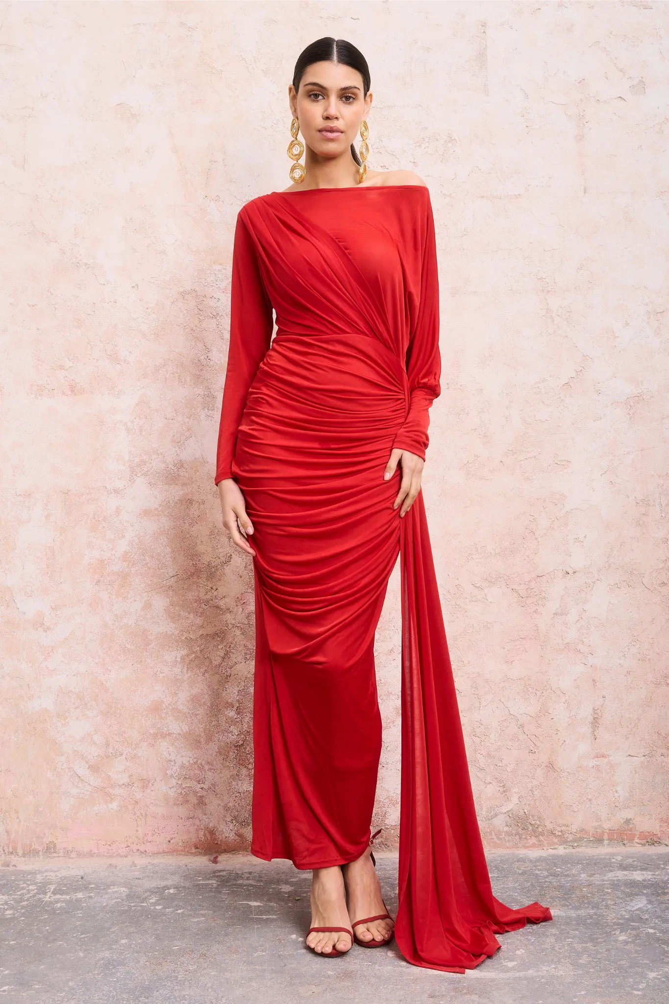 Zariah Dress Red